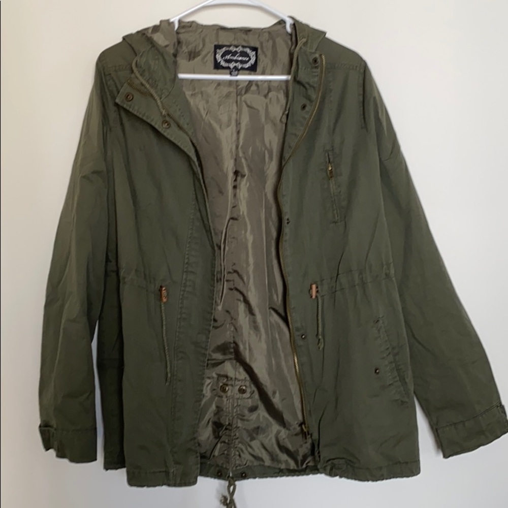 Army Green Jacket - Women’s Size L